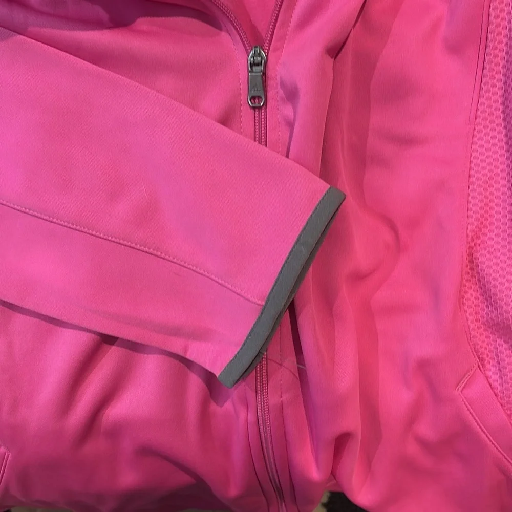 Adidas Women's Vibrant Pink Athletic Jacket - Picture 3 of 5